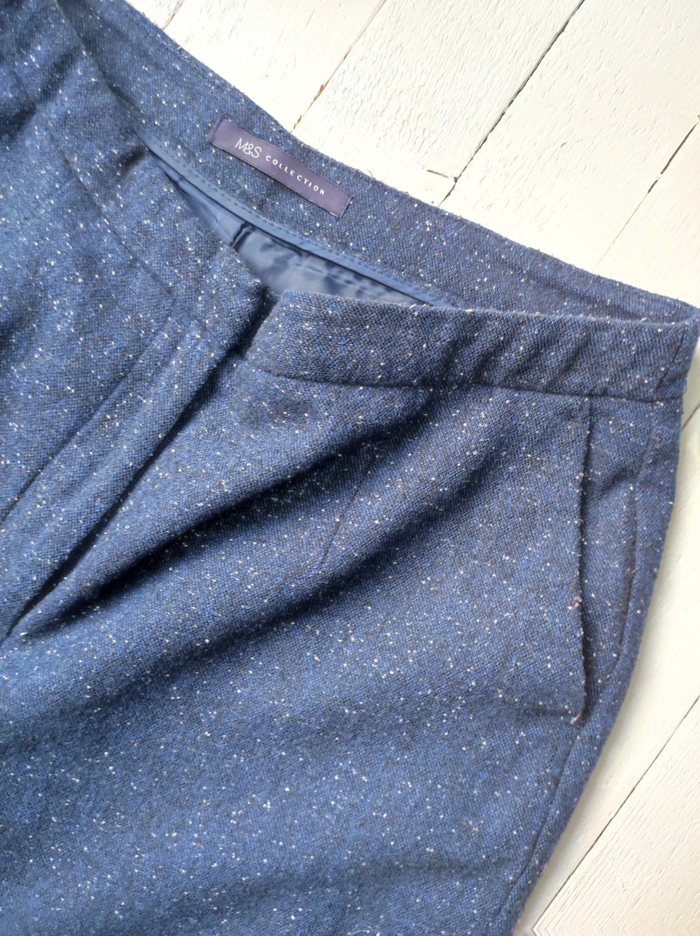 Hose mit Wolle