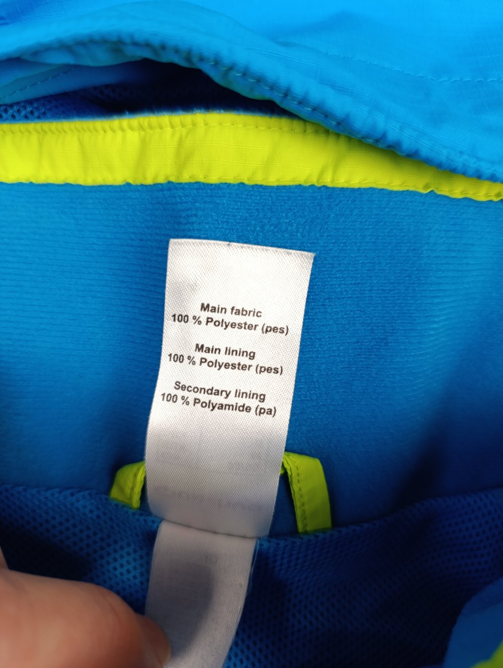 Quechua Outdoorjacke Damen Gr. M – Leicht, windabweisend, Kapuze – Blau