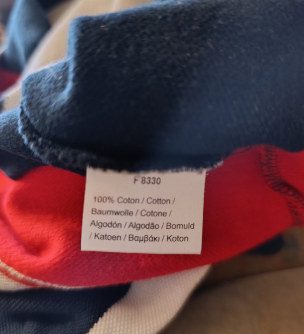 Lacoste Gestreiftes Longsleeve Polo-Shirt Gr. 128 (8 Jahre)