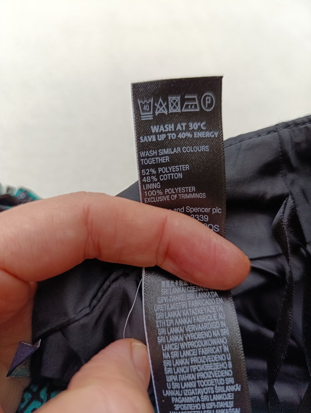 Marks & Spencer Rock, Größe UK 8 / EUR 36, Grün-Mix