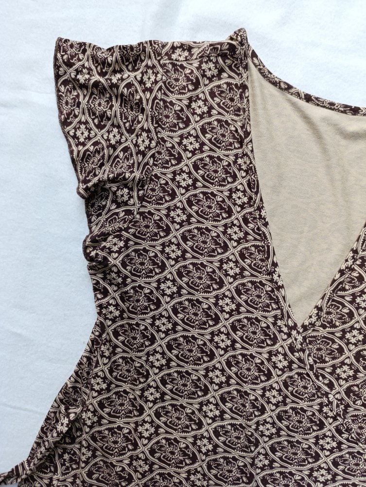 Wickelkleid aus Viskose