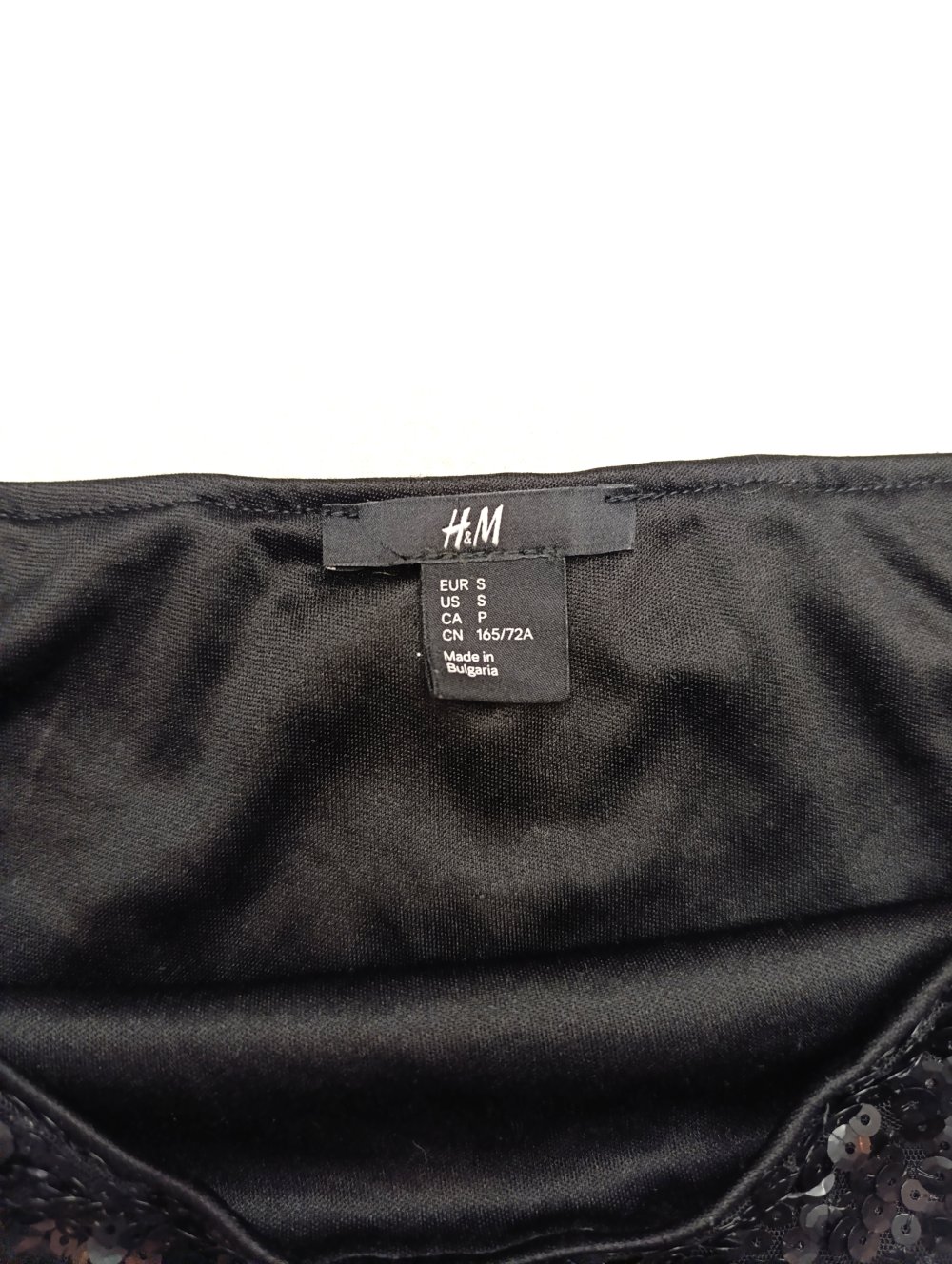 Funkelnder Pailletten-Minirock von h&m - Größe s