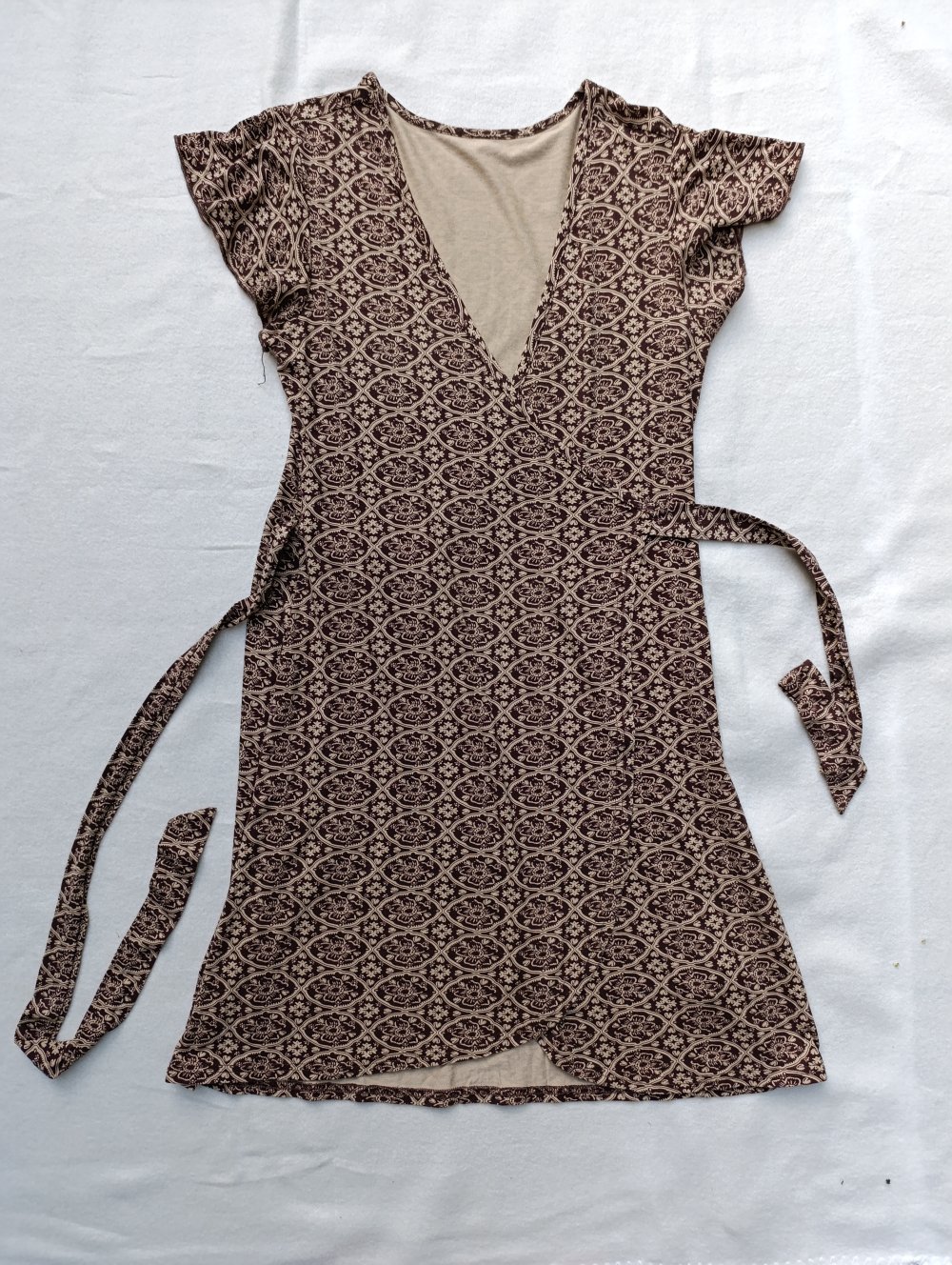 Wickelkleid aus Viskose