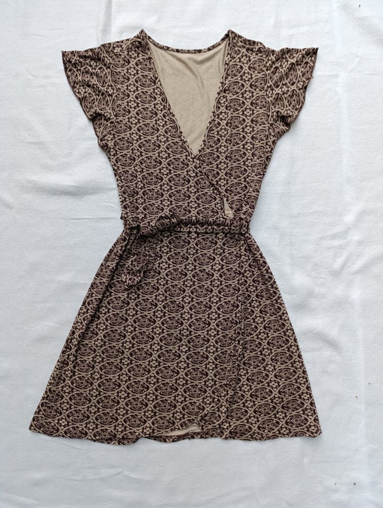 Wickelkleid aus Viskose