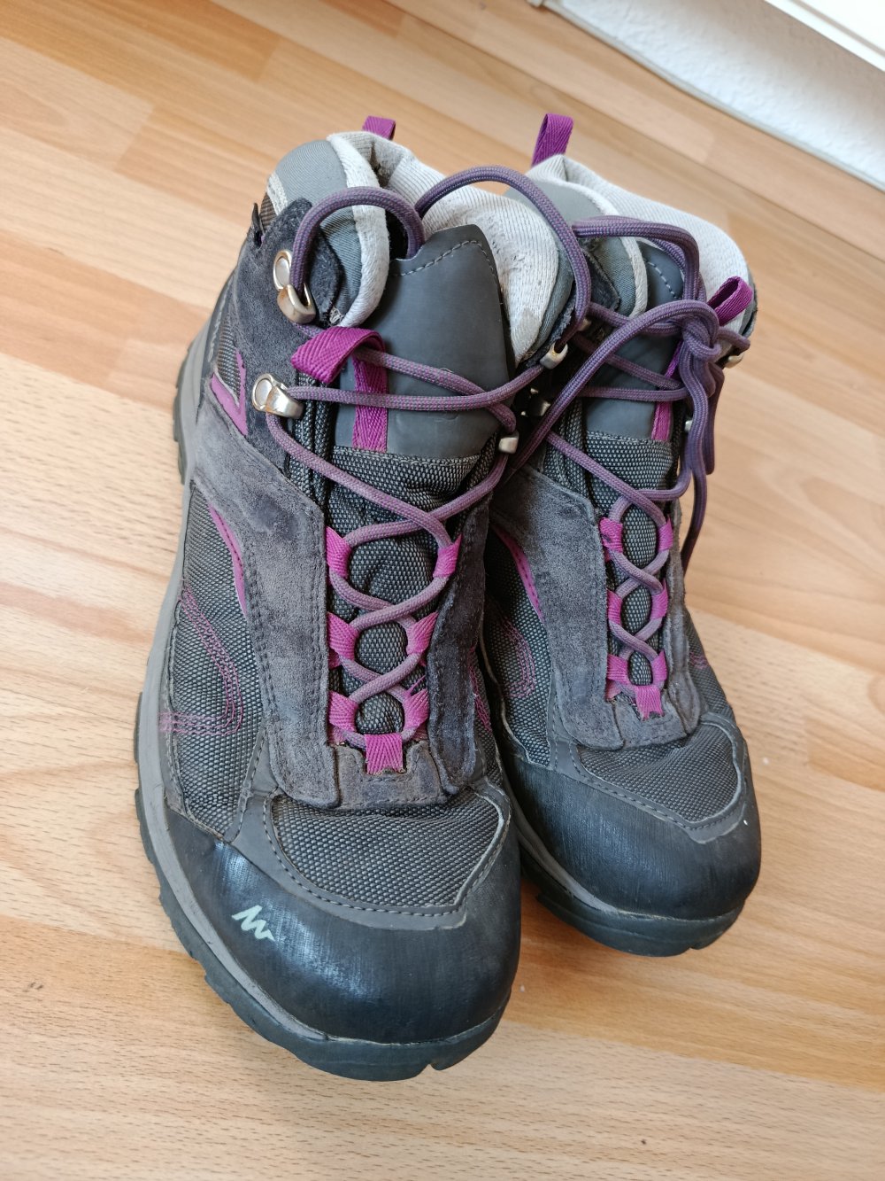 Trekkingschuhe, Wanderschuhe Quechua grau Gr. 42