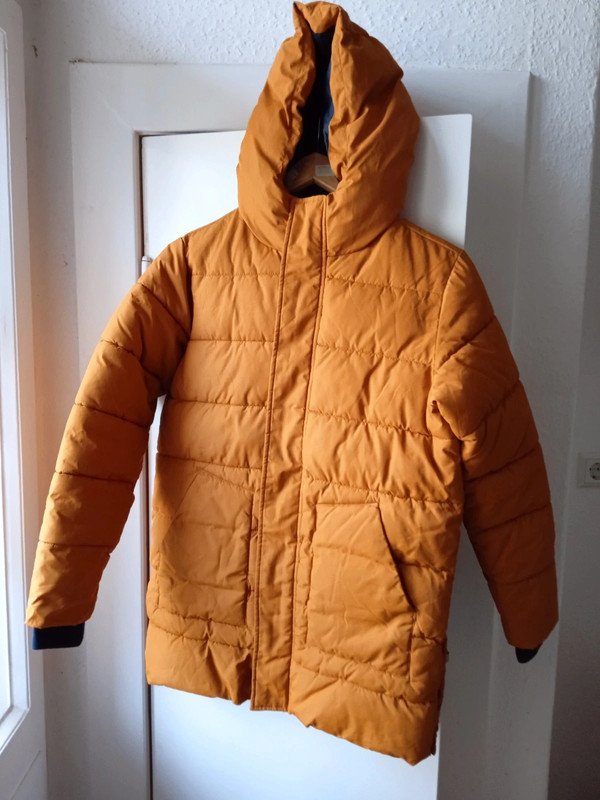 Wintermantel / Kurzmantel, Anorak orange Gr. 146/152