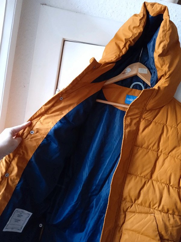 Wintermantel / Kurzmantel, Anorak orange Gr. 146/152