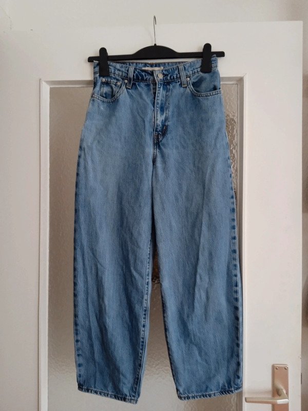 Levi's Jeans Balloon Leg, Röhre / Mom-Jeans W26, L26, blau