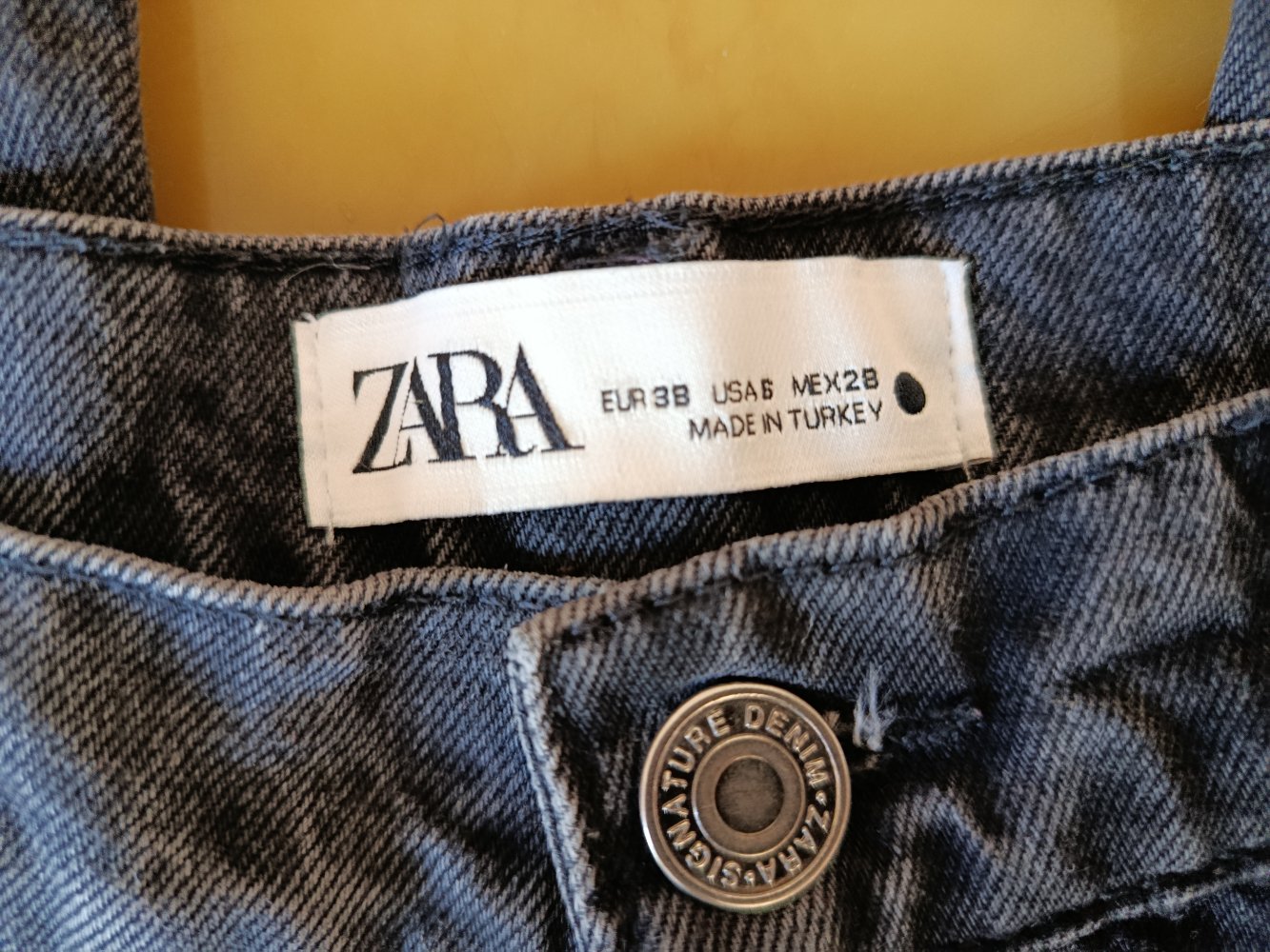 Baggy-Jeans // Hose m. weitem Bein v. Zara Gr. (36)38 schwarz