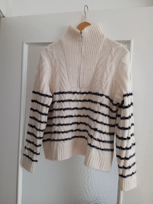 Maritimer Wollpulli, Strickpulli, Troyer Gr. L (40)