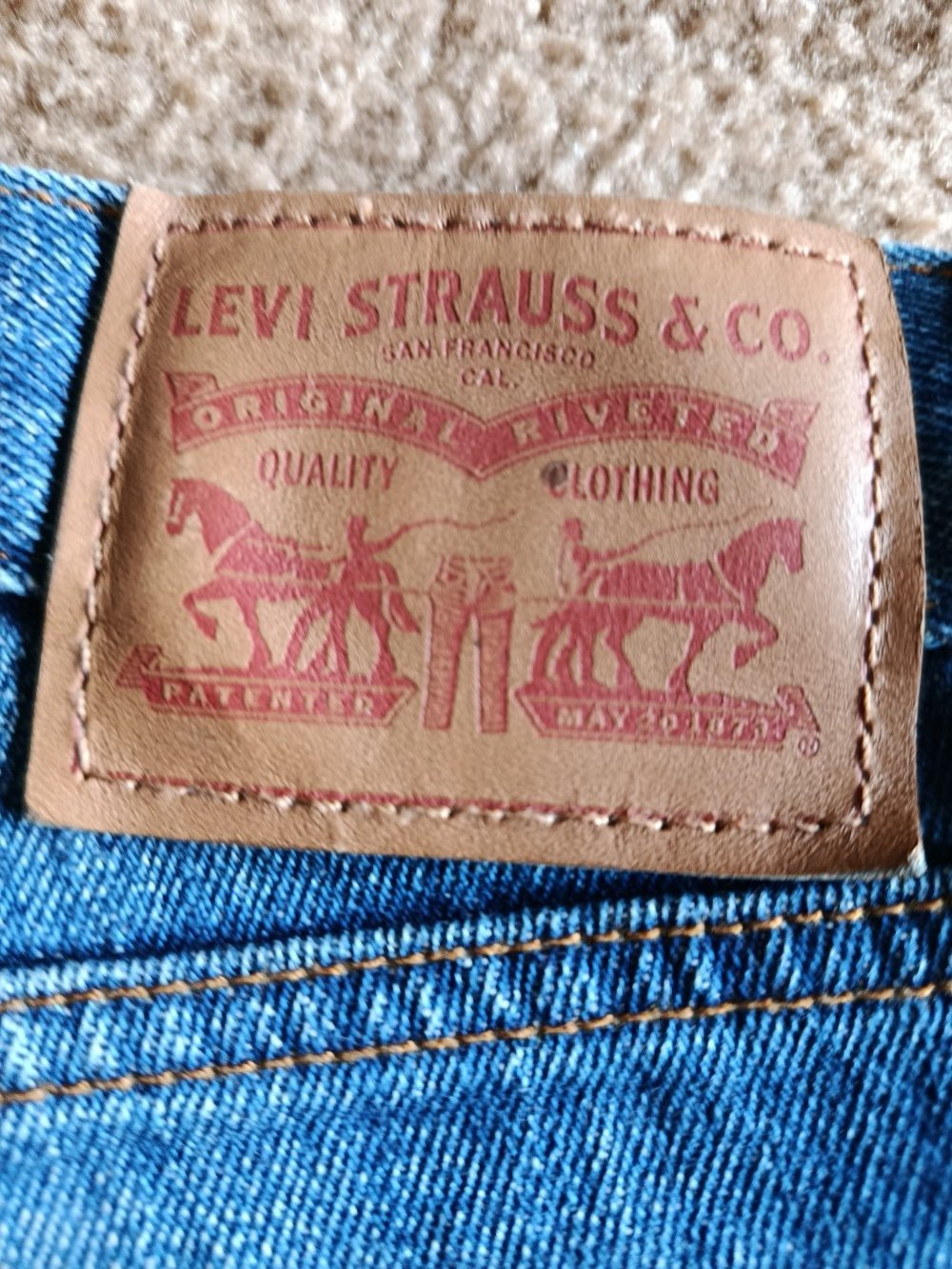 Levi's Jeans Shorts blau W31