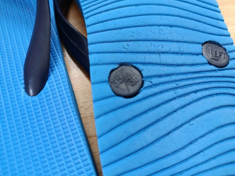 Flipflops blau v. Decathlon, Gr. 35/36
