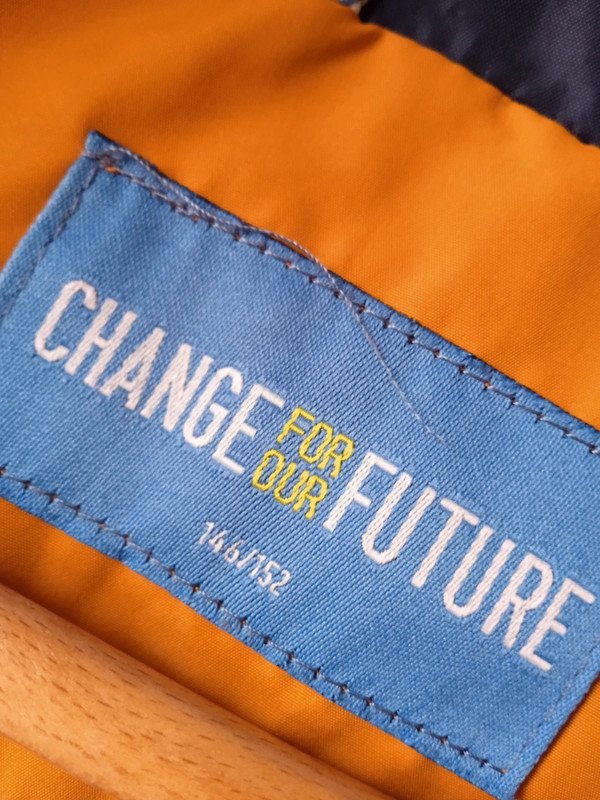 Wintermantel / Kurzmantel, Anorak orange Gr. 146/152