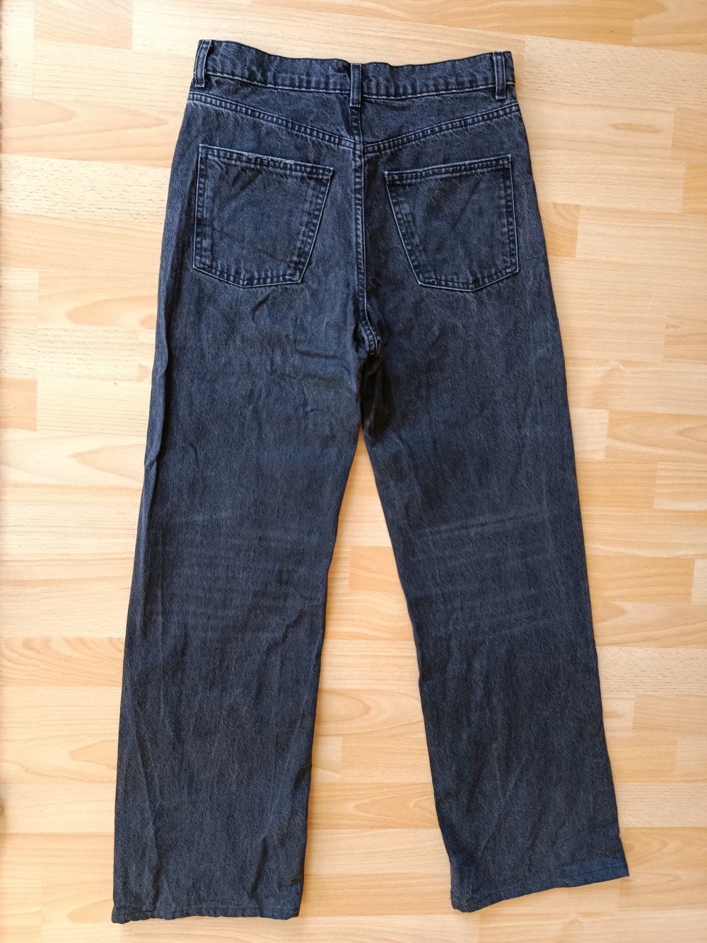Baggy-Jeans // Hose m. weitem Bein v. Zara Gr. (36)38 schwarz