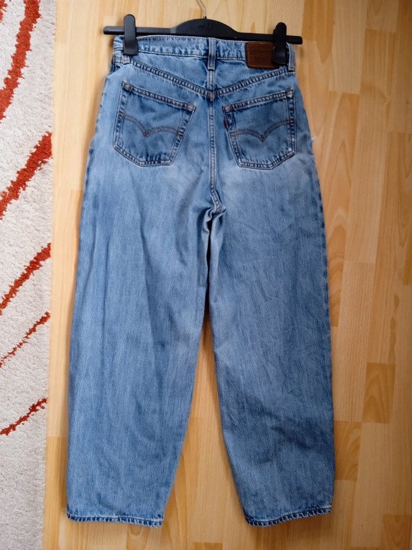 Levi's Jeans Balloon Leg, Röhre / Mom-Jeans W26, L26, blau