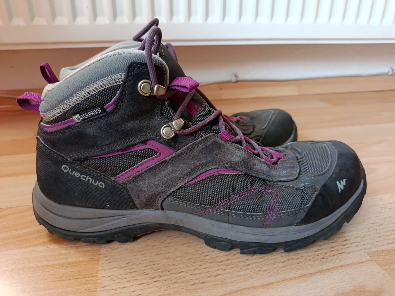 Trekkingschuhe, Wanderschuhe Quechua grau Gr. 42