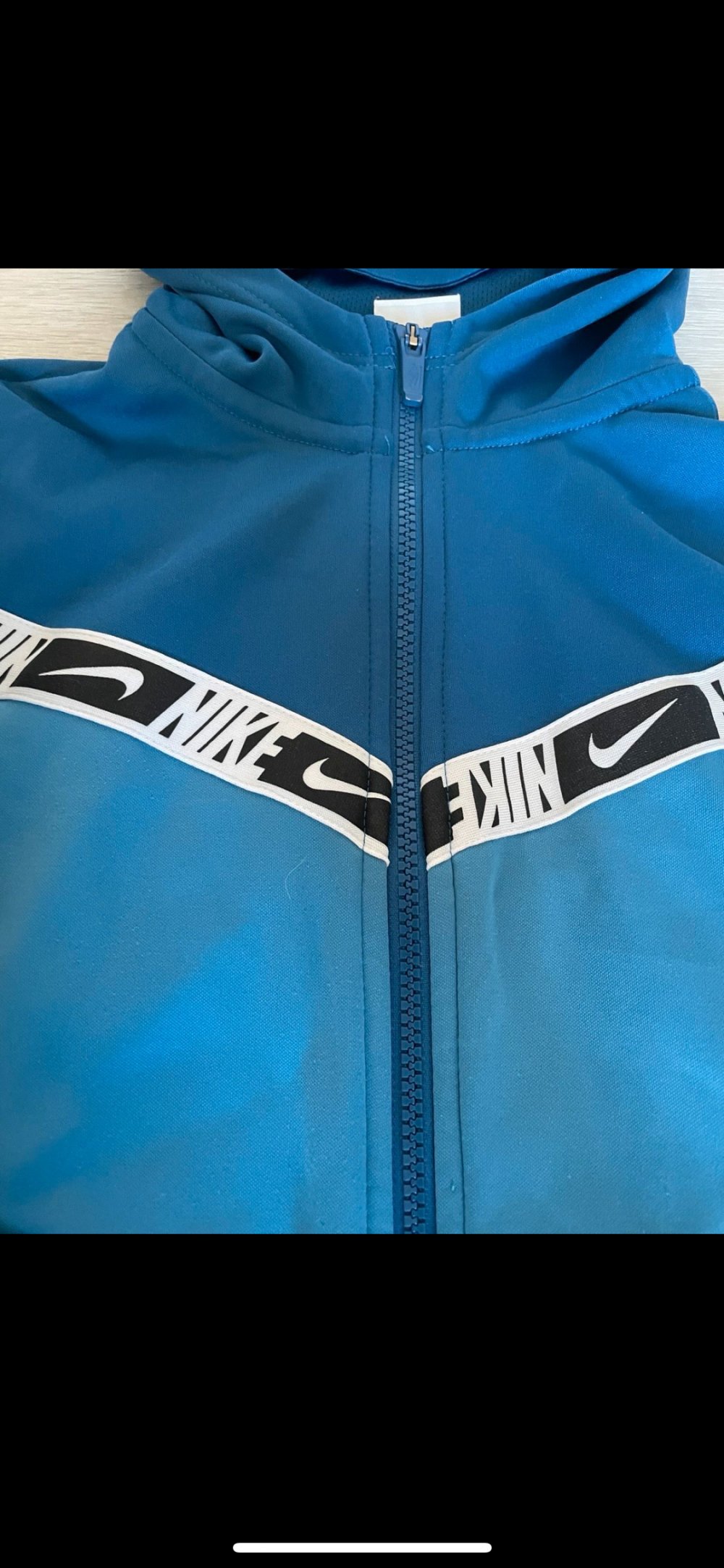 Nike-Fleecejacke unisex 140/146 blau Kinder
