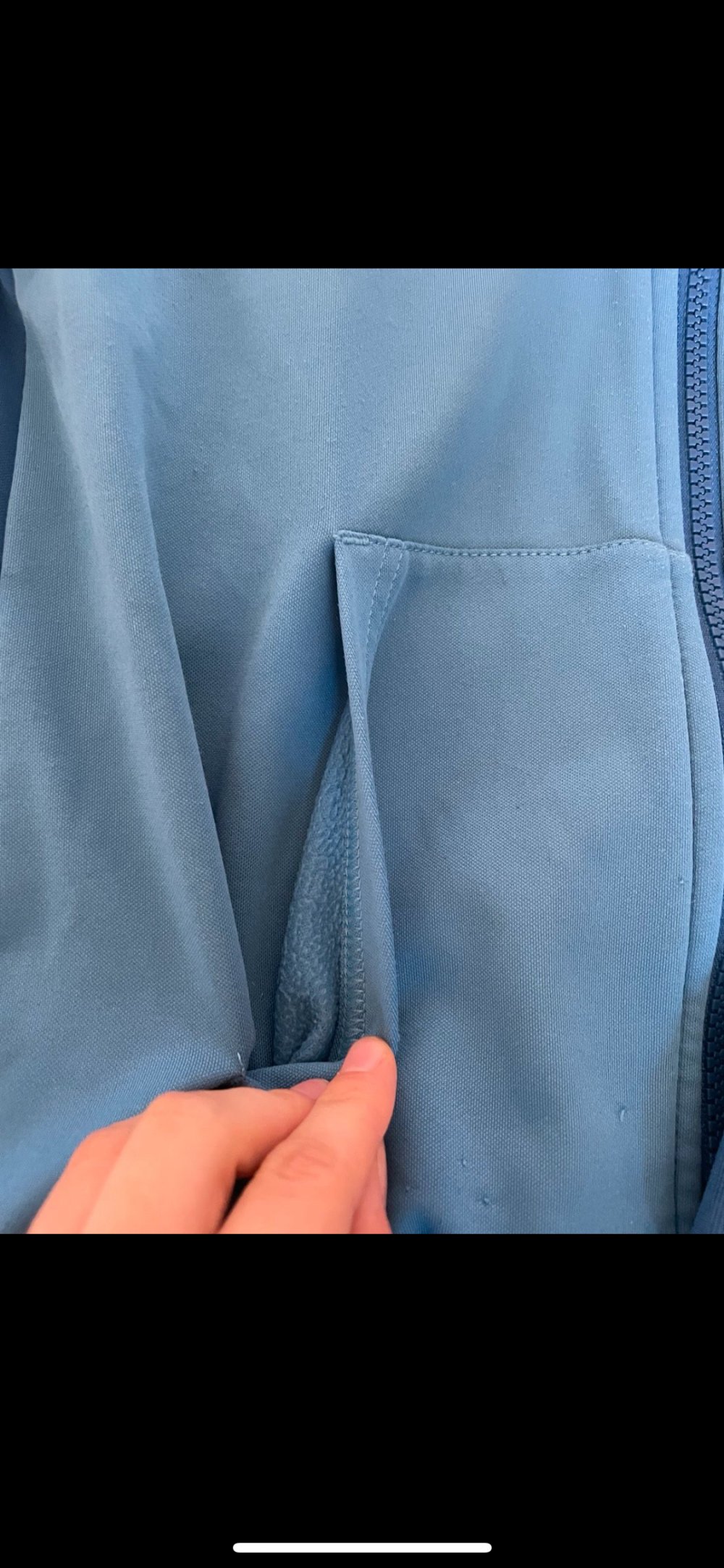 Nike-Fleecejacke unisex 140/146 blau Kinder