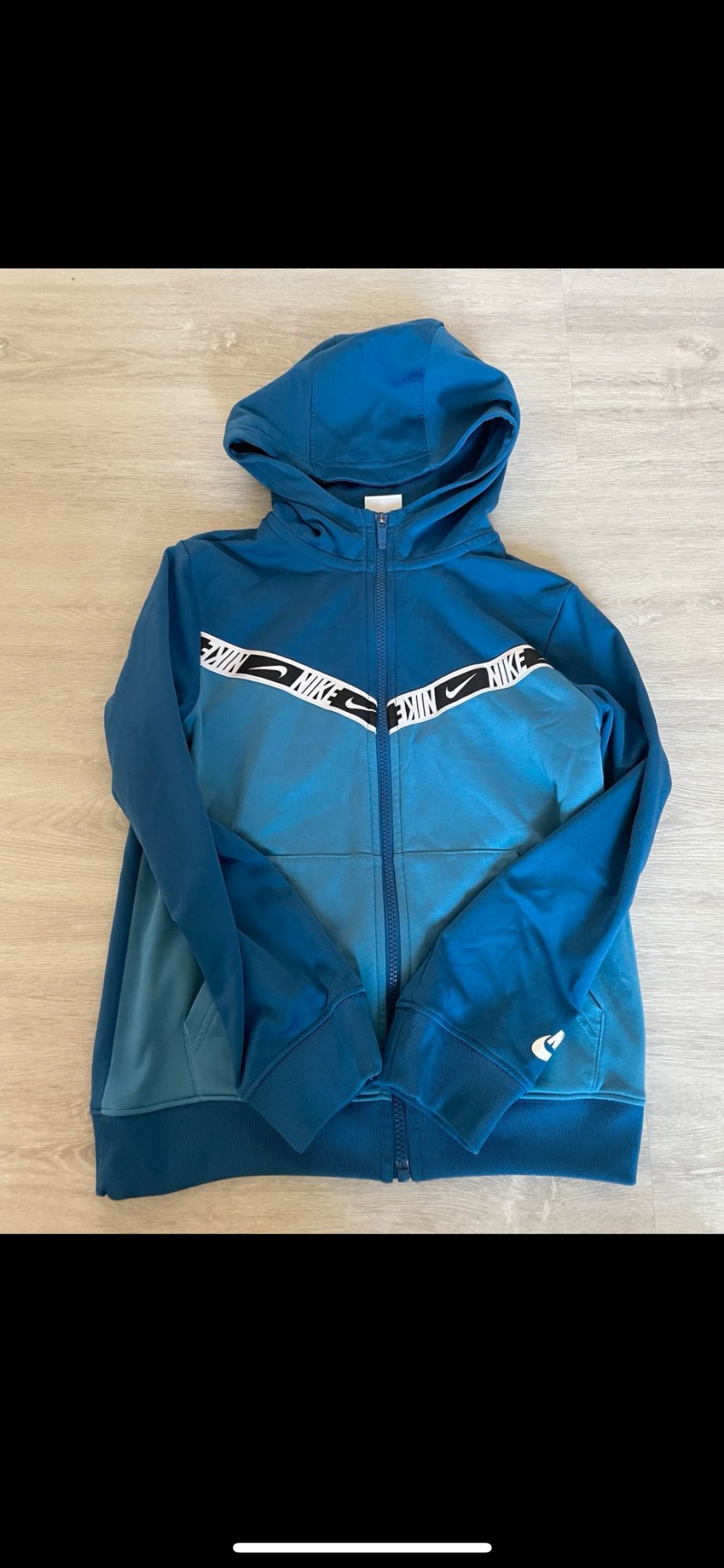 Nike-Fleecejacke unisex 140/146 blau Kinder