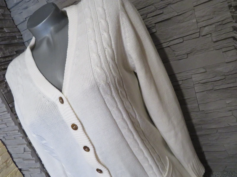 Damen Vintage Strickjacke Größe 42/44 von Fashion International (Nr1969)