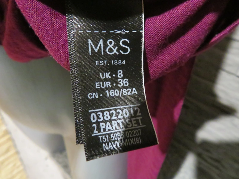 Damen langarm Shirt Größe 36 von Marks & Spencer (Nr2039)