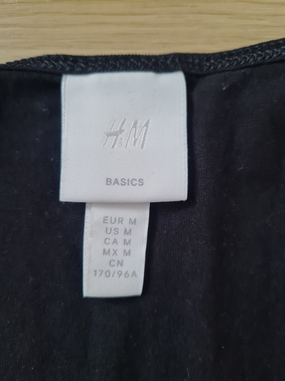 H&M Top schwarz Größe M