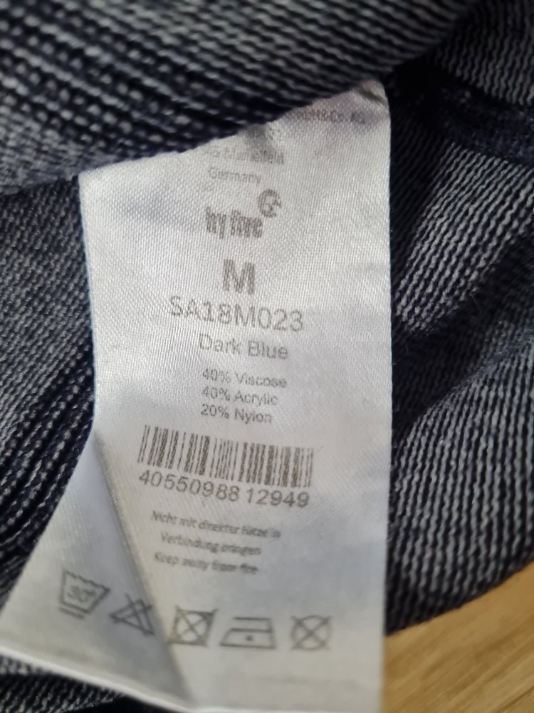 Dunkelblauer Pullover für Herren Größe M von hyfive