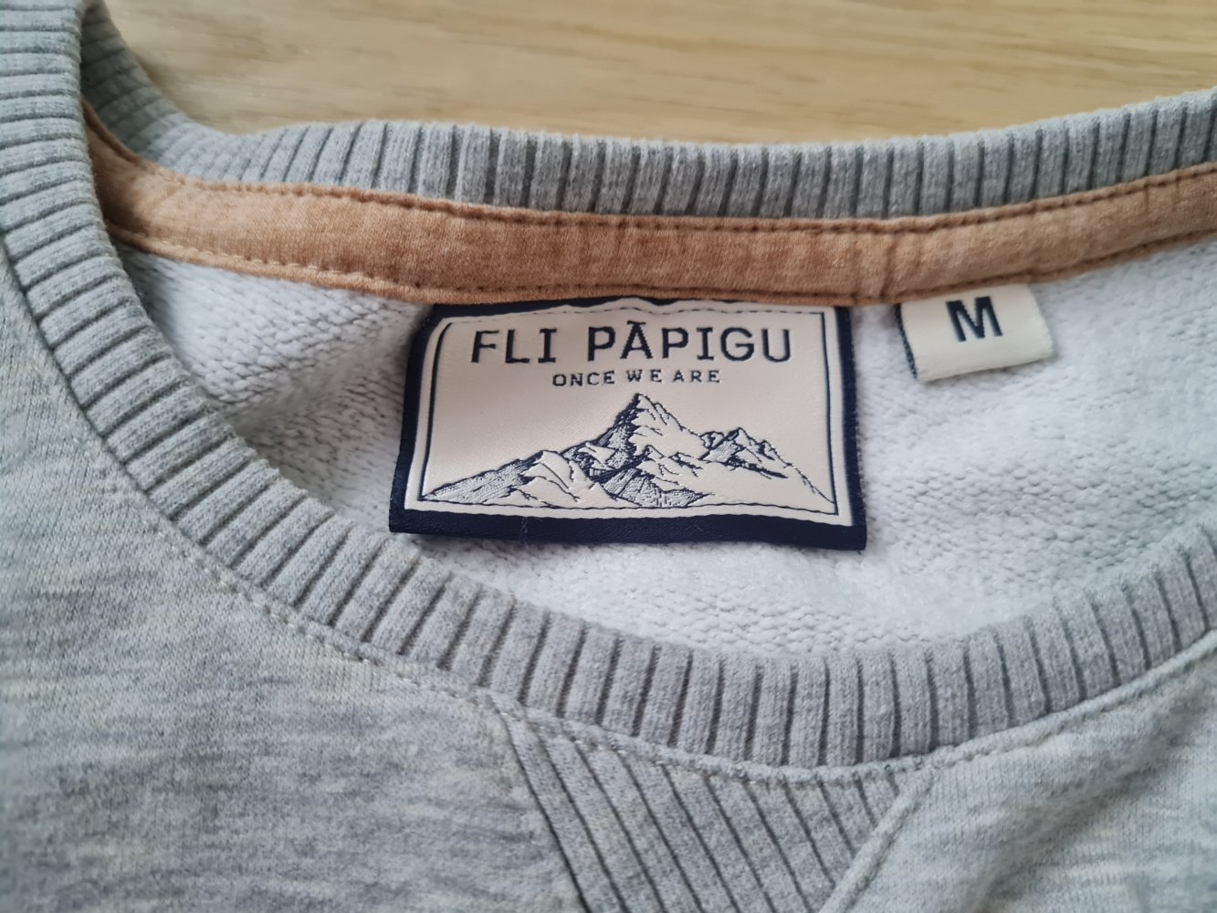 Fli Papigu Pullover Größe M  grau