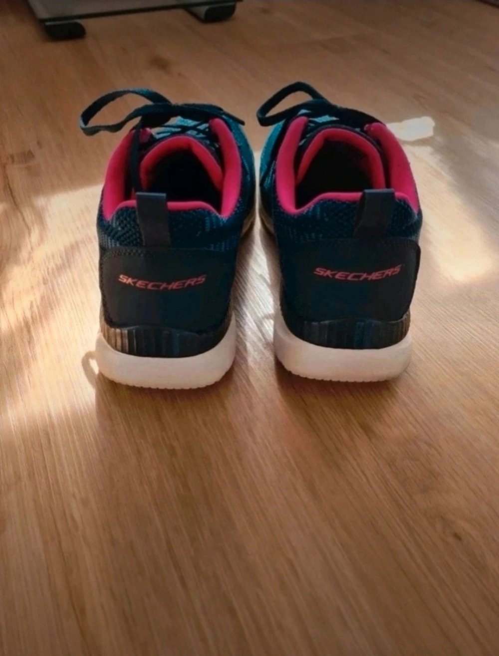 Skechers Sneaker blau pink Größe 39