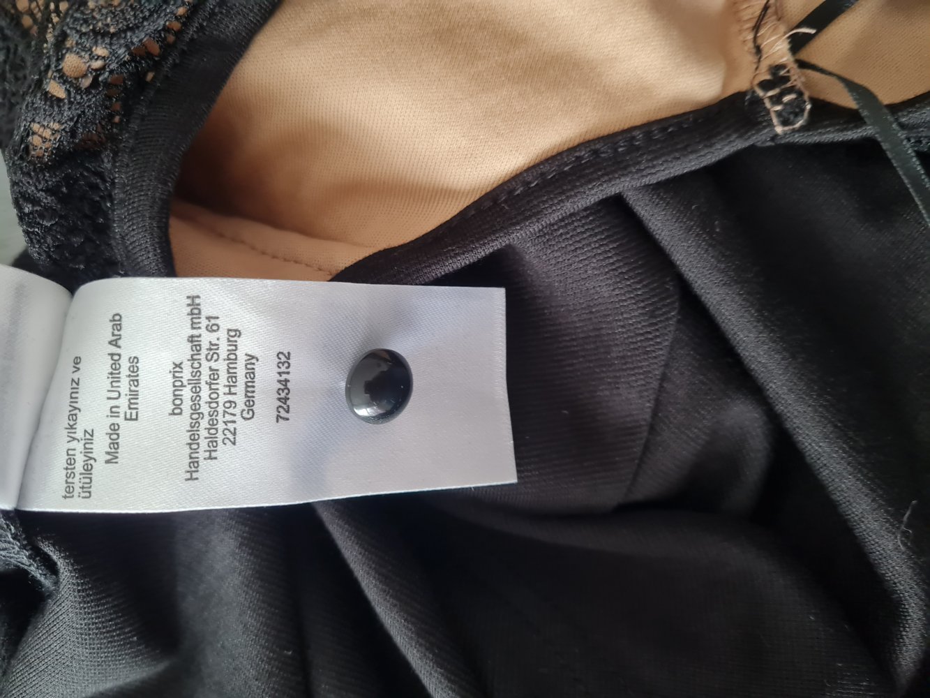 Kleid von Bodyflirt Größe 40/42 (M) schwarz-braun NEU