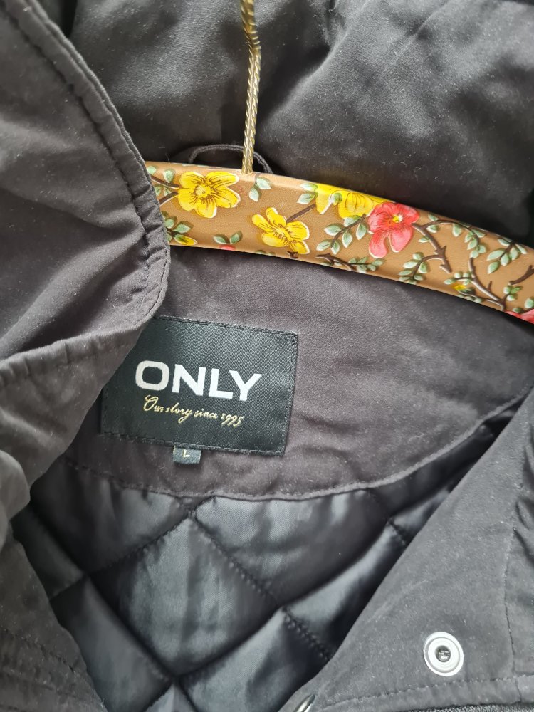 Only Parka schwarz Größe L