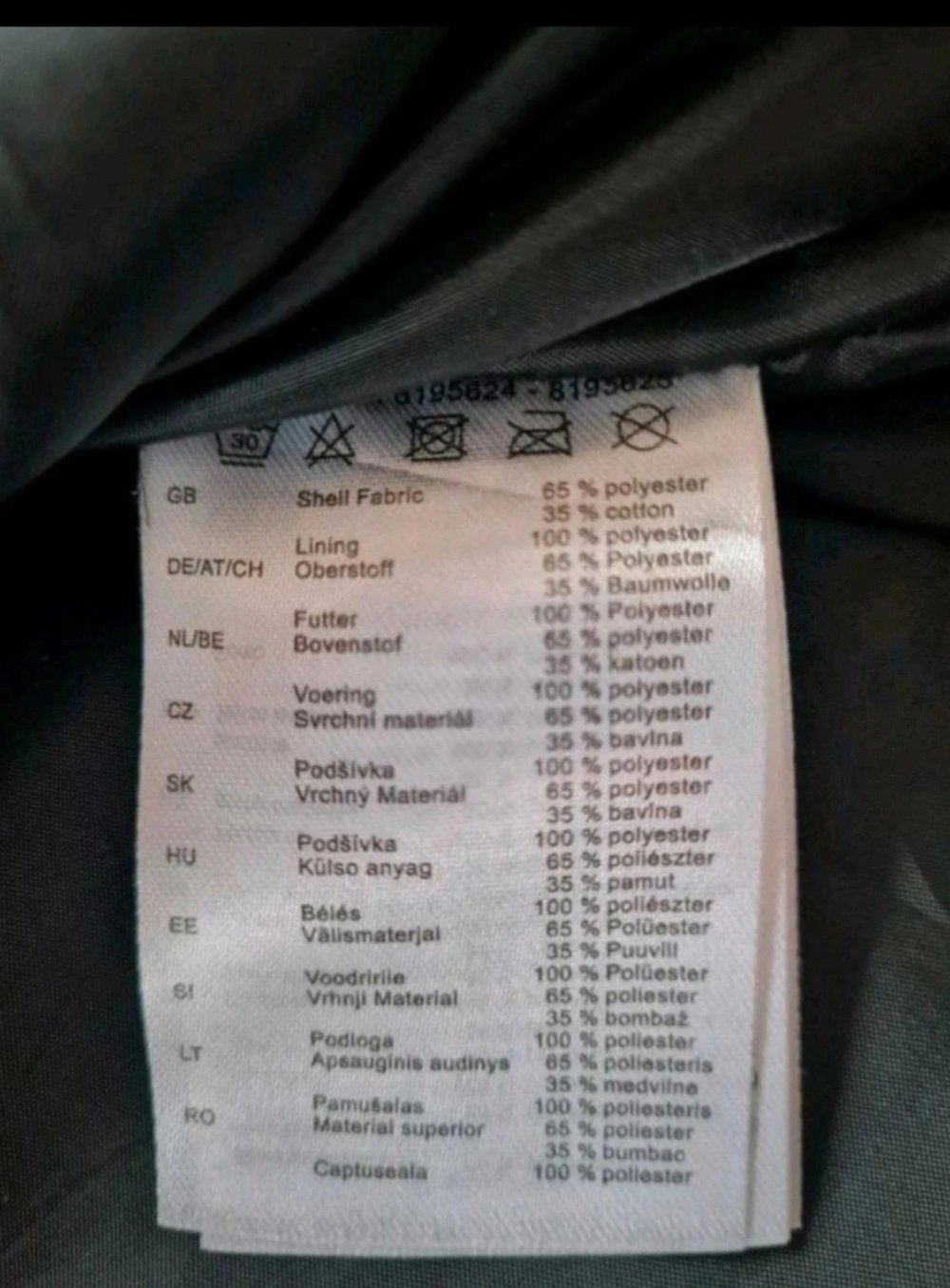 schwarzer Mantel/Parka  von ever.me Größe 36
