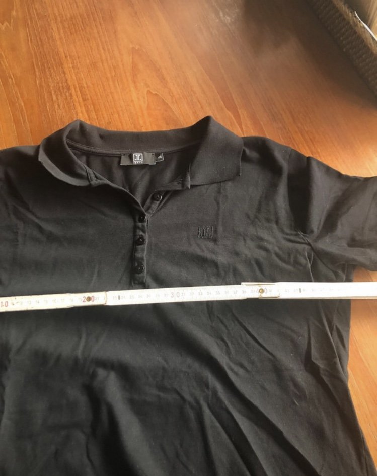 JETTE Poloshirt Schwarz Gr. 46