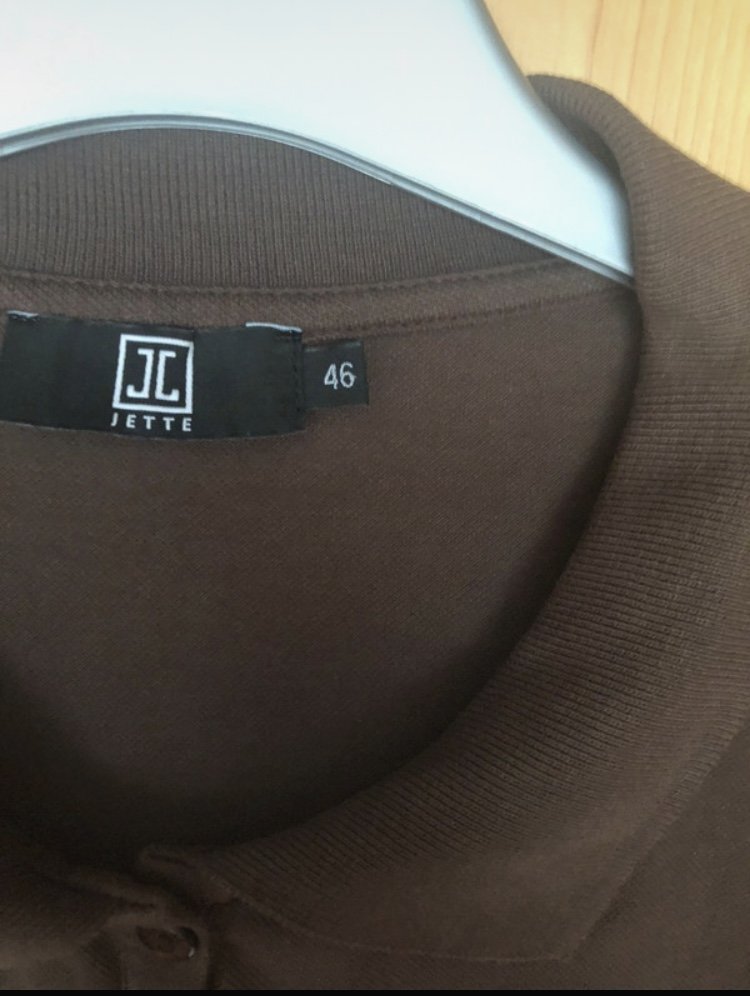 JETTE Poloshirt braun Gr. 46