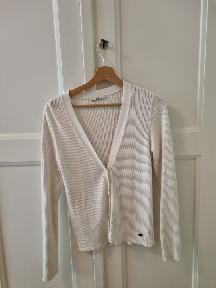 Strickjacke weiss