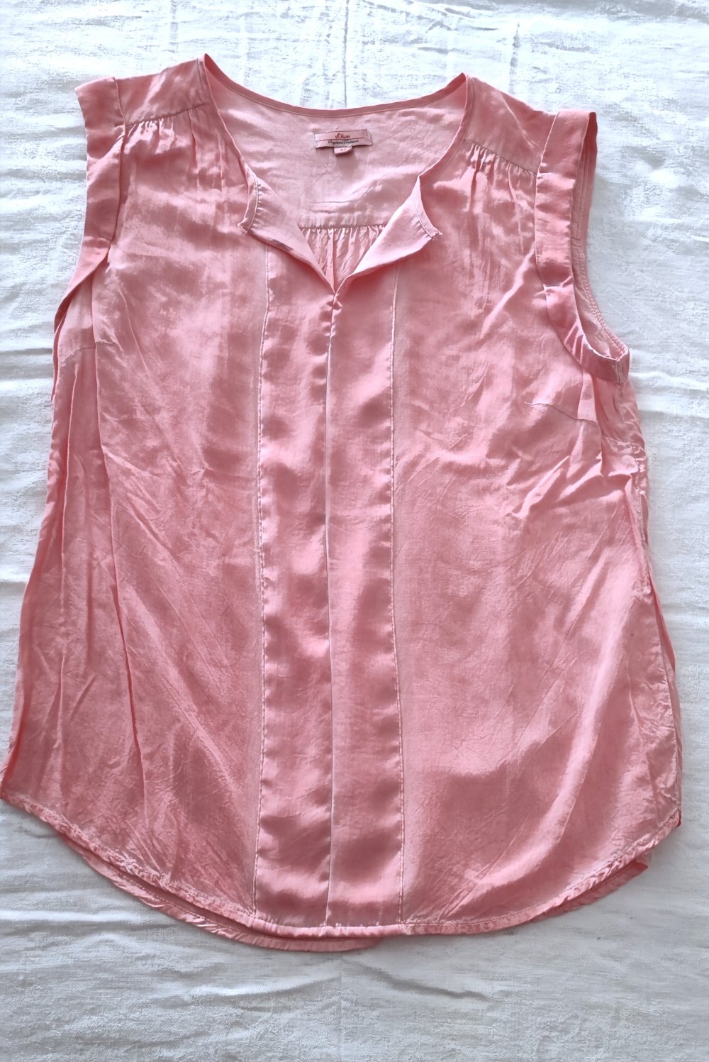 Damen Bluse, Ärmellos, rosa, S. Oliver, Gr. 36