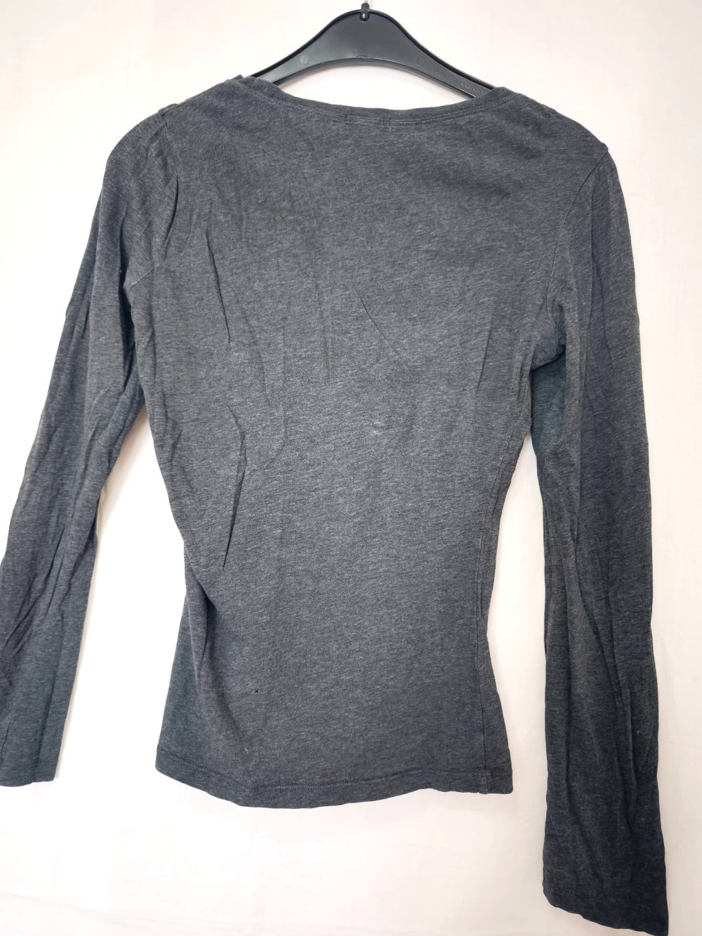 Damen Pullover Langarm, Anthrazit, Gr. XS