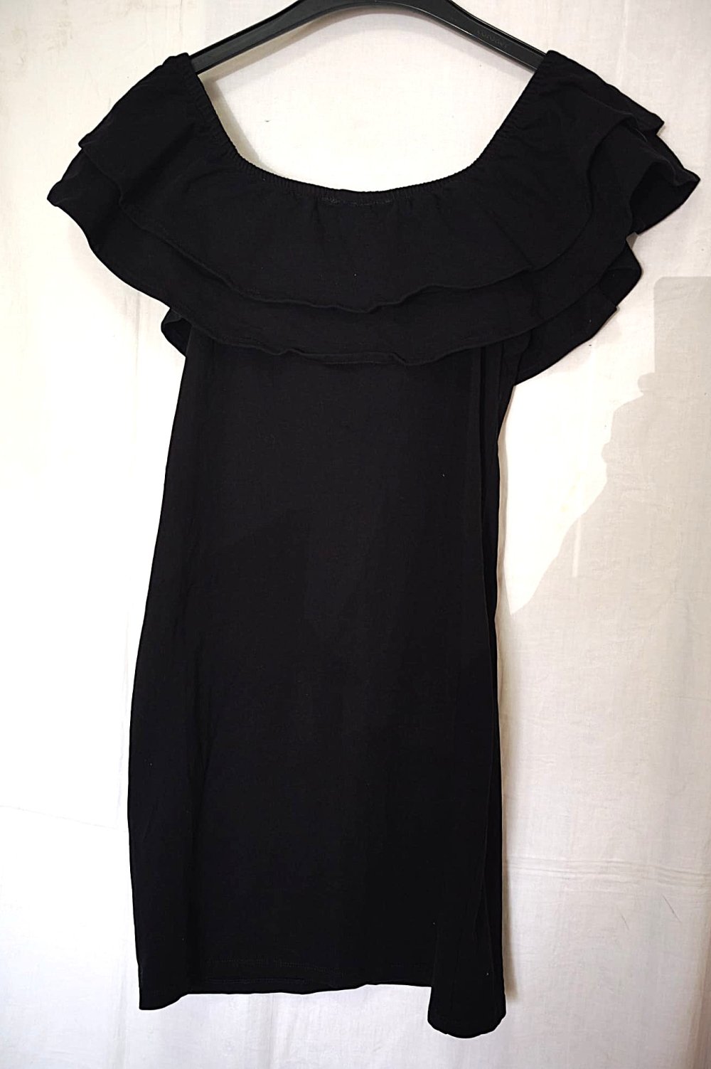 Damen Minikleid, schwarz, H&M, Gr. S
