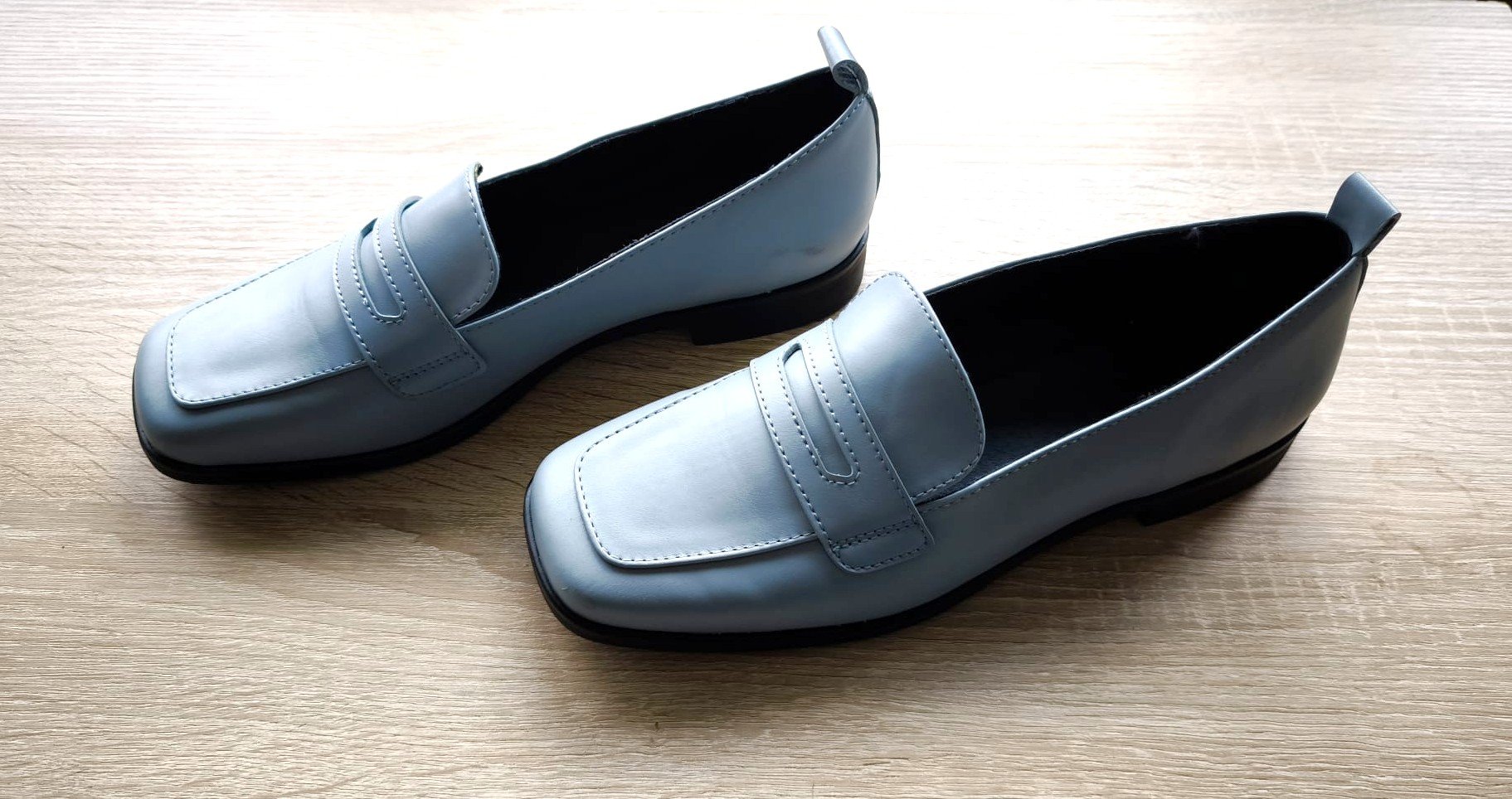 Damen Halbschuhe hellblau/grau, Graceland, Gr. 40