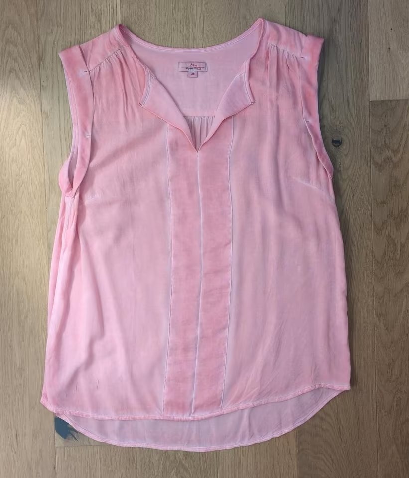 Damen Bluse, Ärmellos, rosa, S. Oliver, Gr. 36