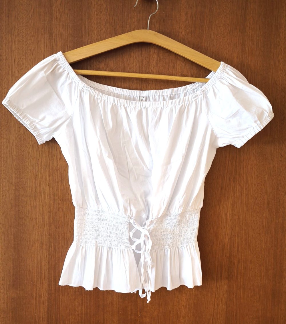 Damen Bluse, weiß, Gr. S