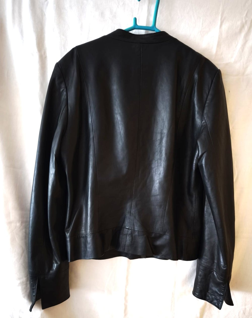 Damen Lederjacke schwarz, Polar Leder, Größe 36