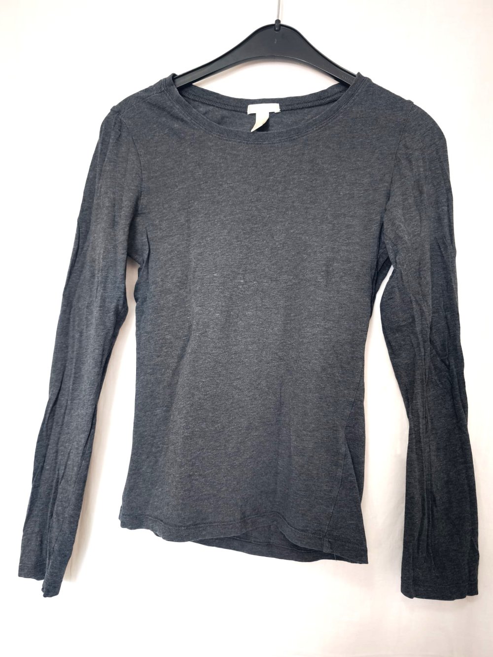 Damen Pullover Langarm, Anthrazit, Gr. XS