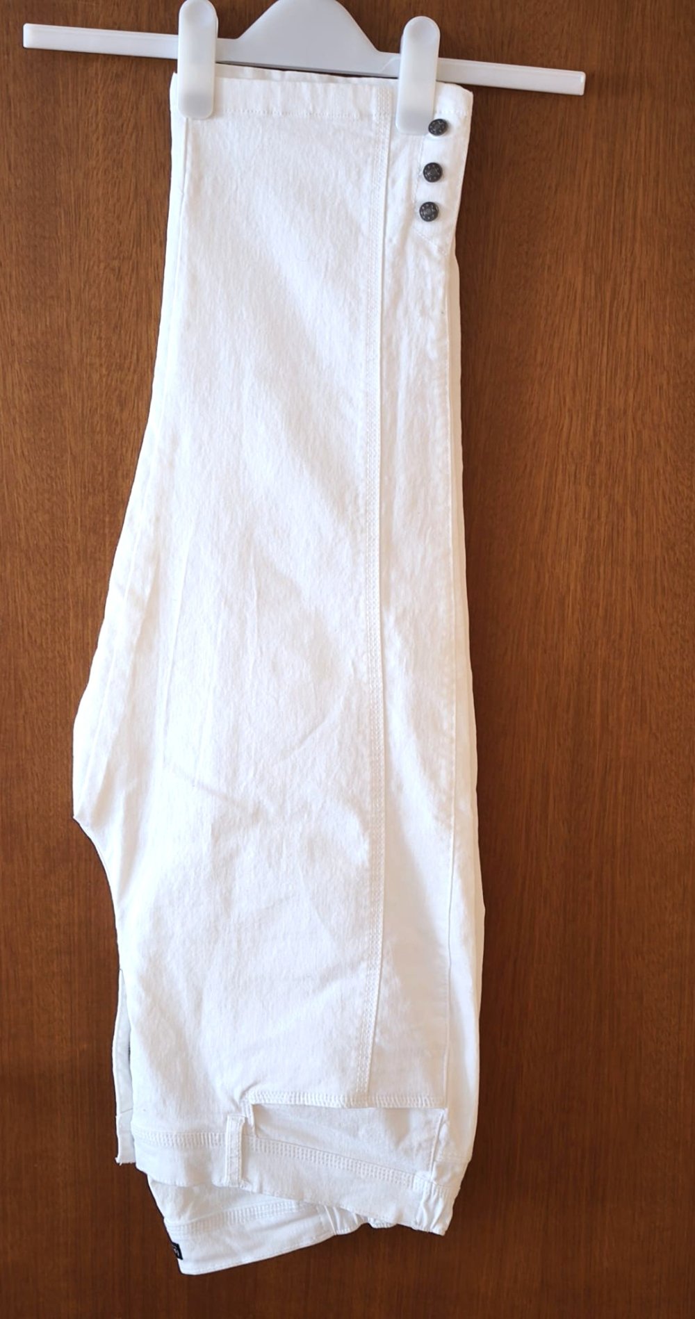 Damen Capri Shorts, weiß, Laura Torelli, Gr. 42