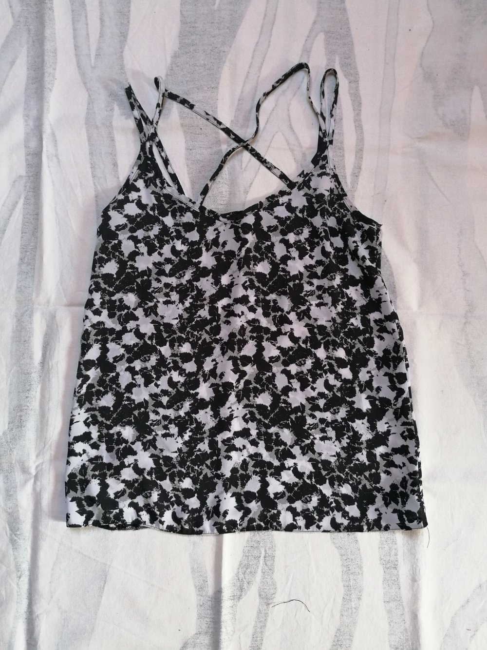 Sommer Spaghetti Tank Top gemustert
