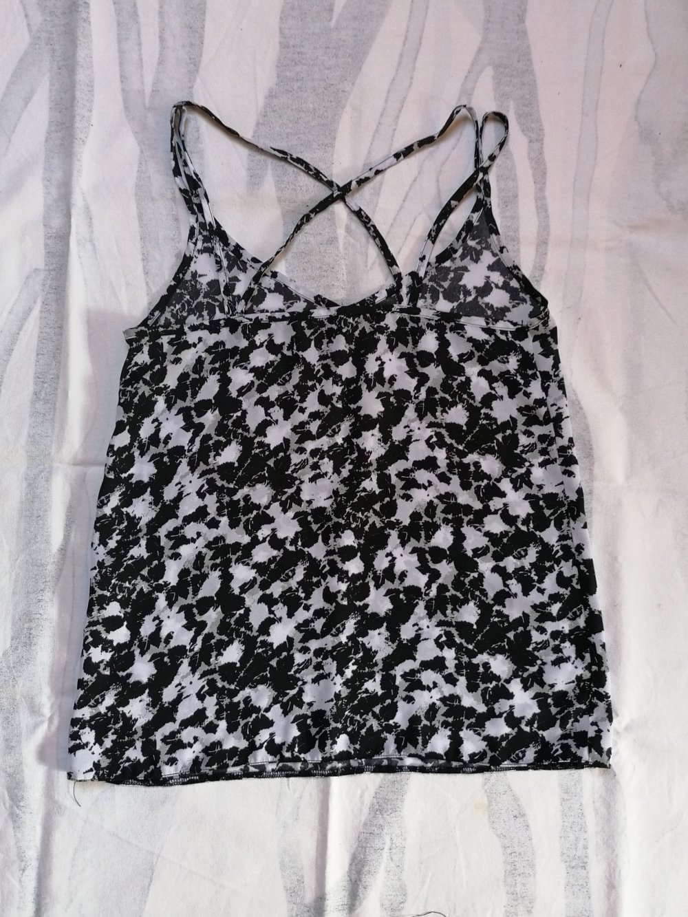 Sommer Spaghetti Tank Top gemustert