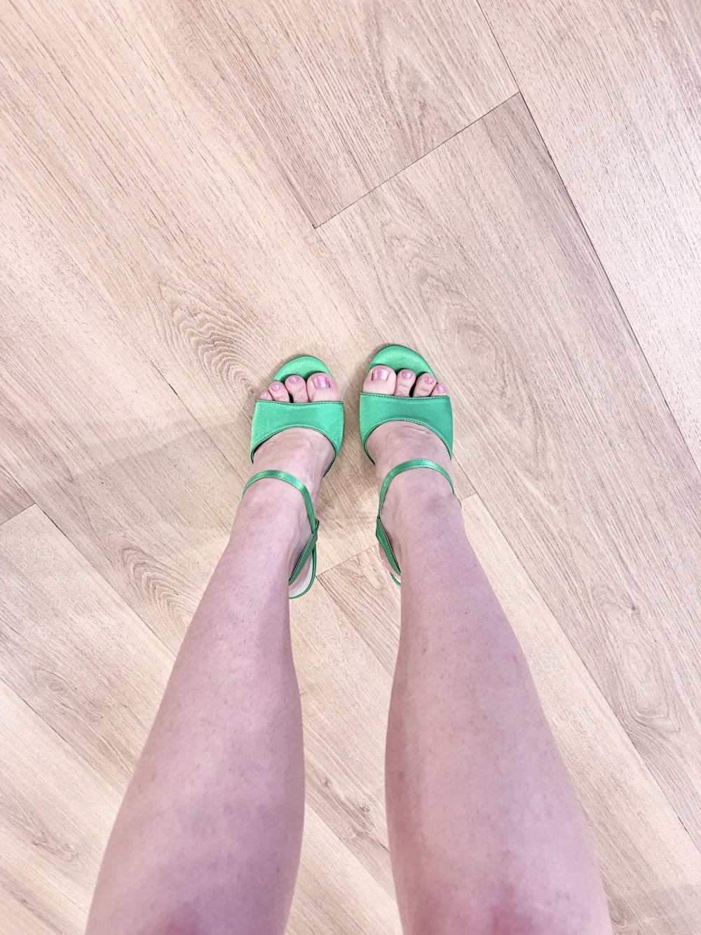 Sexy Damen Satin Knallig grüne High Heels 12,5cm Stilettos 37