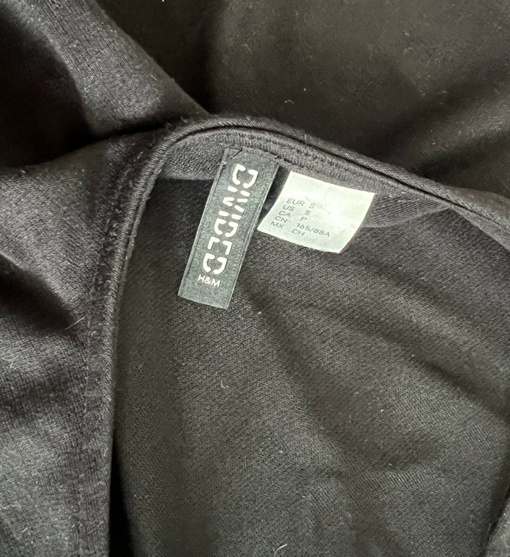 Sexy Damen rückenfreies Basic Langarm Shirt Schwarz S/36