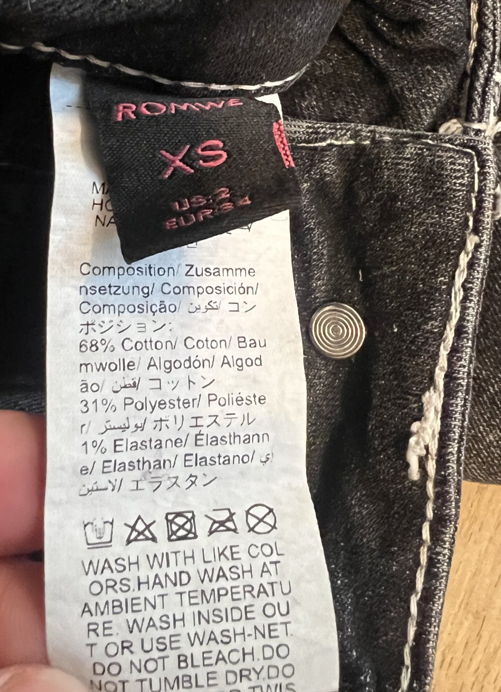Sexy Damen Y2K Mid Waist Jeans Denim Bootcut Schlaghose Glitzer XS