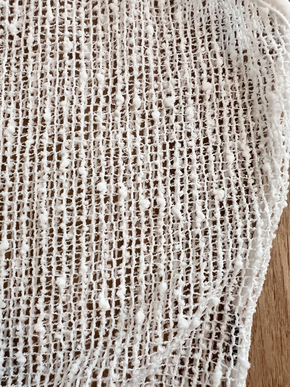 Sexy Damen durchsichtiges Netz Crop Top Pailetten Weiß XS